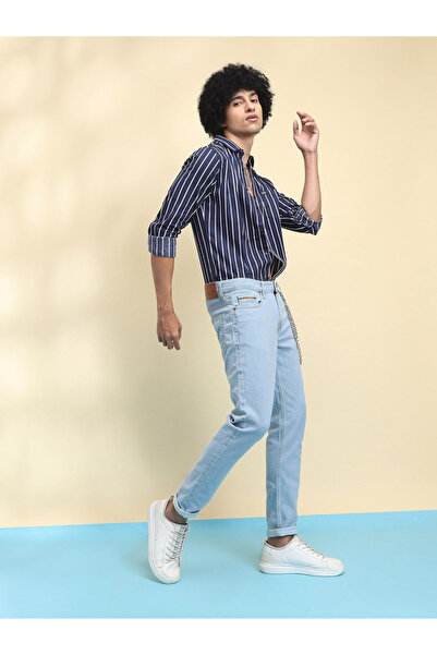 The Indian Garage Co By Styli Men Mid Rise Slim Fit Jeans