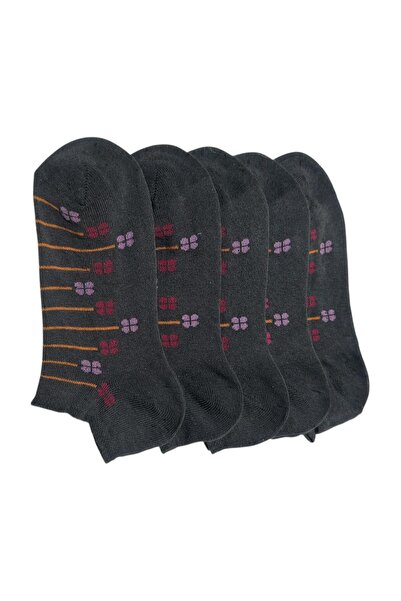 BYNDRSOCKS 5 Pairs of Women's Booties Cotton Socks