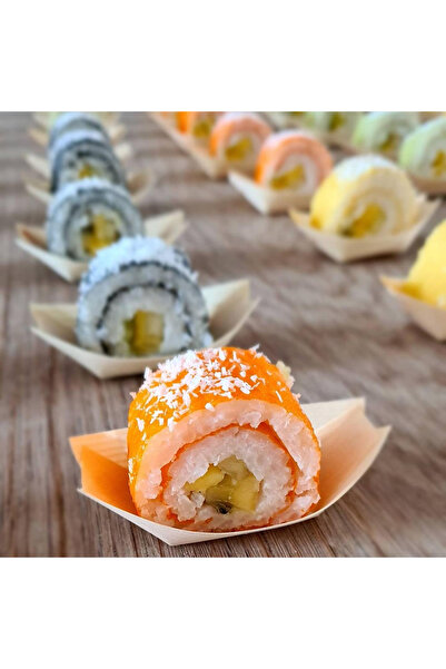 Mank Barcă din lemn pentru aperitive, 170 x 85 mm, 50 buc.