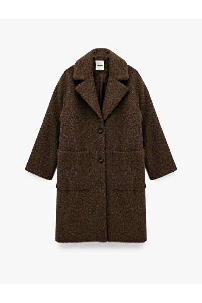 Koton Palton maro pentru femei 6Wak00096Ew