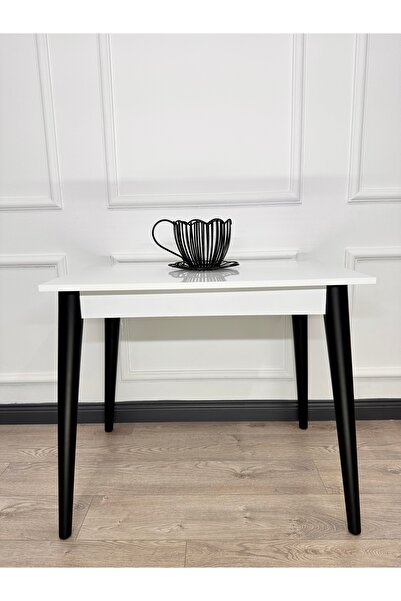 ECCES BB 60 x 90 Mutfak Masası MDF Küçük Mutfak Masası Çalışma Masası Balkon Masası Sabit Masa