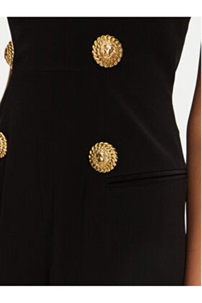 BALMAIN Γυναικεία Ολόσωμη Φόρμα DF1PW145VB00 Μαύρη