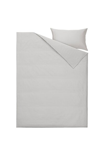 IKEA BLODNÄVA Duvet cover and pillowcase, grey, 150 x 200/50 x 80 cm