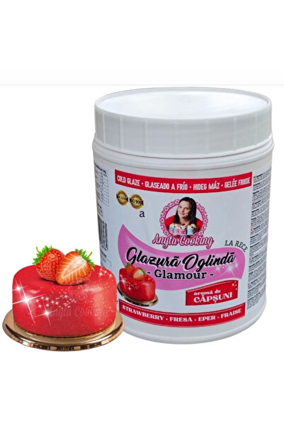 Anyta Cooking Glamour κρύο γλάσο καθρέφτη (Αφρώδες) - με γεύση και χρώμα ΦΡΑΟ...