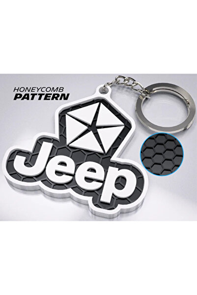 Tactyla سلسلة مفاتيح بشعار جيب + نص