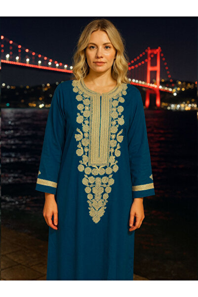 fiore fashion Kimono Galabiya Muslim Dress