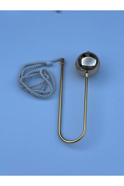 SEILL Kornişe Takılan Metal Kolbağı Perde Aksesuarı HARDAL 1 Adet (Duvar Delmeden Kolay Montaj)