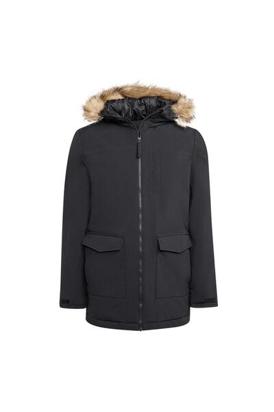 adidas Men's Black Coat Paveric Fur Par Jm3919
