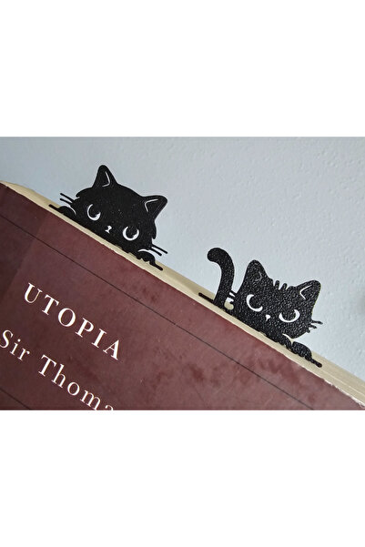 Kedi Figürlü 4'lü Kitap Ayracı Paketi