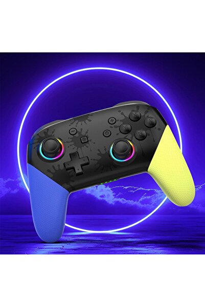 CRK TECH Switch Ns Pro Controller Uyumlu RGB Işıklı Gamepad – PC / Android / ...