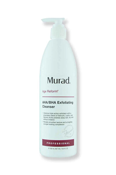 Murad Cleansing Lotion with Exfoliating Effect, Aha/Bha, 500 ml, Cleansing Lotion