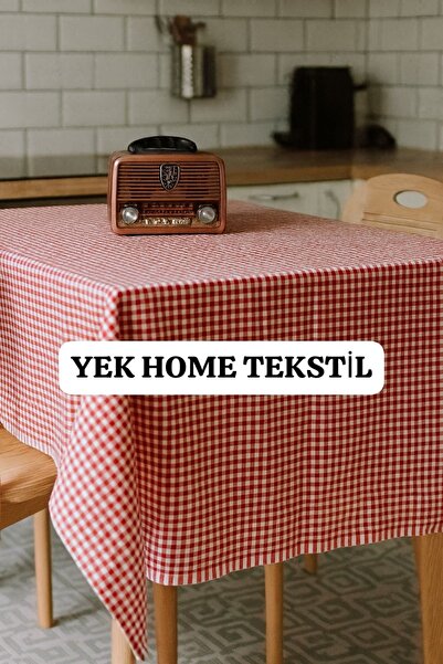 YEK HOME TEKSTİL Lüx Piti Kareli Sofra Bezi Kumaş