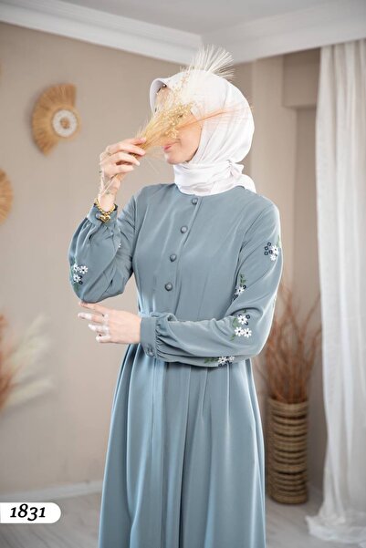 Hejab Fashion Dress Crystal Crepe Turkish 210