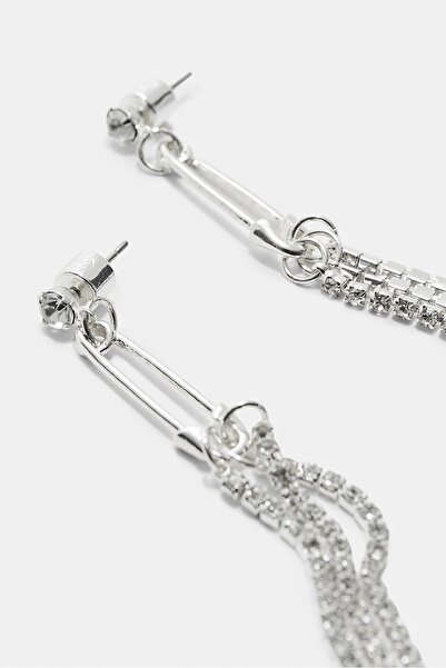 Stradivarius Uzun Parlak Küpeler