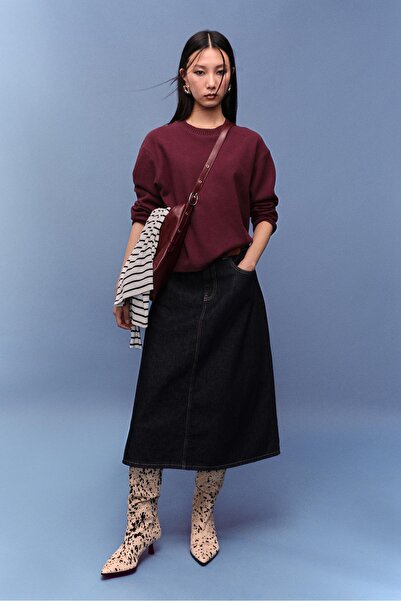 Stradivarius Knit round neck T-shirt