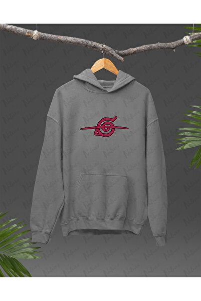 Nulivez هوديي كبير الحجم للجنسين مطبوع بتصميم ناروتو عالي الجودة