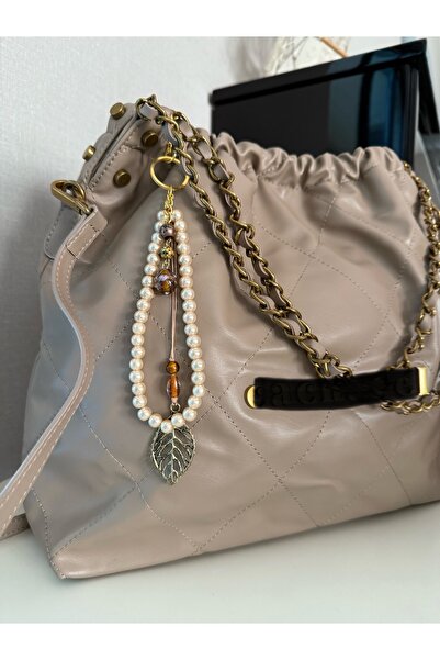 Nimet Abla Butik حقيبة يد مصنوعة يدويًا من اللؤلؤ والأحجار الكريمة