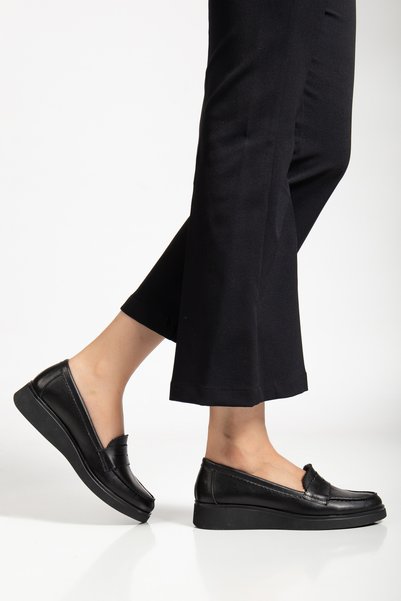 Elile Shoes Genuine Leather Comfort Women's Shoes from Size 36 to Size 41-42