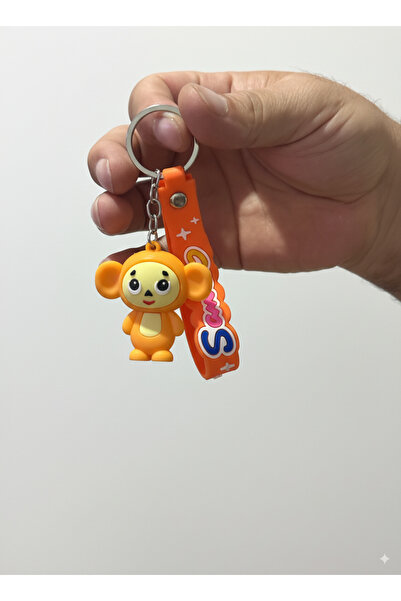 HARİNA سلسلة مفاتيح على شكل كوالا برتقالي لطيف، زينة للحقائب