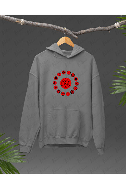 Nulivez هوديي كبير الحجم للجنسين مطبوع بتصميم أنيمي ناروتو، عالي الجودة