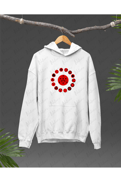 Nulivez هوديي كبير الحجم للجنسين مطبوع بتصميم أنيمي ناروتو، عالي الجودة