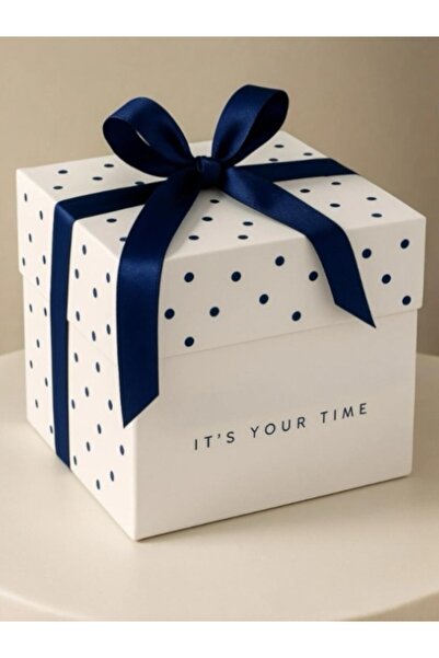 T5 Saat T5 Men's Wristwatch – Navy Blue Case – Rose Gold Detail – Black Leather Band – Chronograph & Calendar