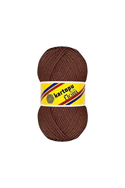 Kartopu Flora K1892 Açık Kahverengi El Örgü Patik Ipi 100 gr