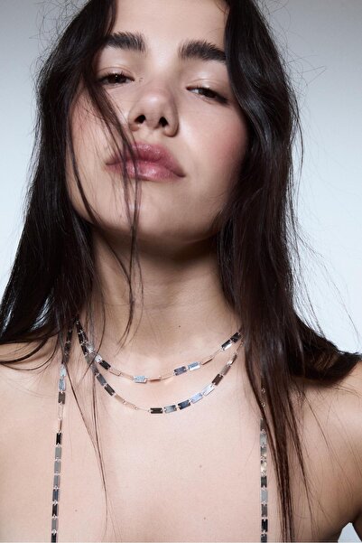 Stradivarius Long chain necklace