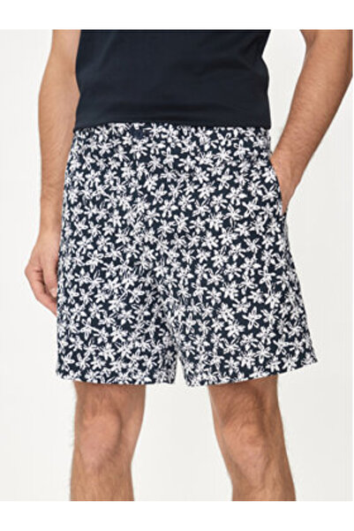 BOSS Ανδρικό Σορτς από Υφασμάτινο 50512961 Μπλε Σκούρο Μπλε