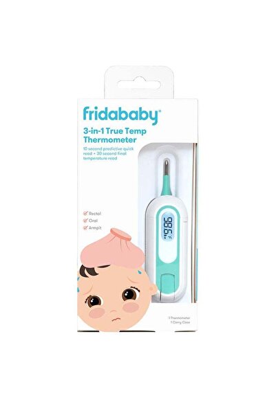 Generic Frida Baby Digital Thermometer 3 in 1 for Fever in Children (Rectal, Underarm, Oral), 2-Piece Set