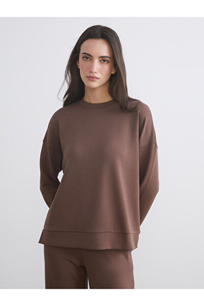 LC Waikiki Timeless Recommendations from Timeless Store | Crew Neck Oversize Women's Sweatshirt