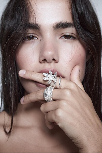 Stradivarius 3'lü Parlak Yüzük Seti