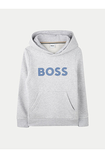 BOSS Φούτερ για αγόρια J51187 Γκρι