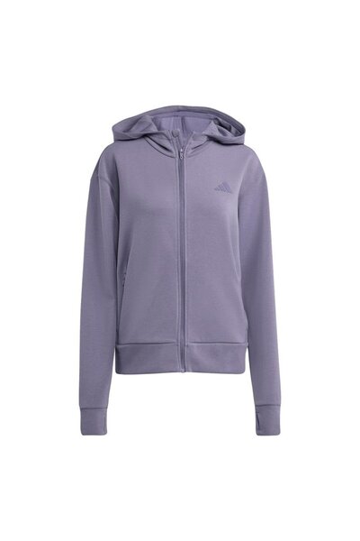 adidas Γυναικείο Μωβ Μπουφάν D4T FZ HOODIE JX7310