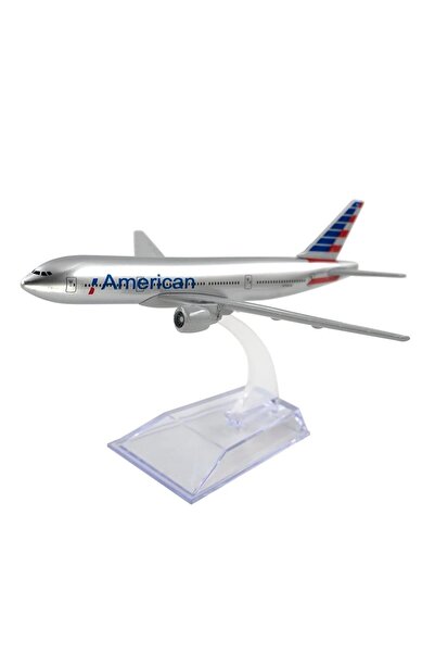 OEM Machetă de avion American Airlines Boeing B777, metal, 16 cm, scară 1:400