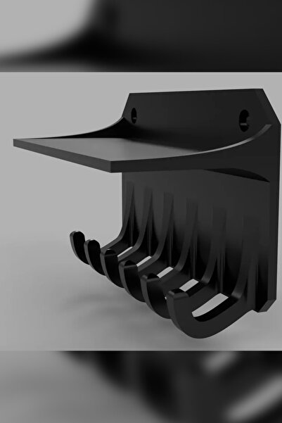 Genç 3D Anahtarlık Askısı ve Tepsi – Duvara Monte Dekoratif Anahtarlık ve Düz...