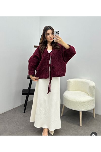 GÜLSEVEN معطف كشمير مبطن من الداخل يواكب صيحات الموسم