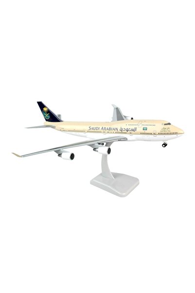 OEM Saudi Air Boeing B747 airplane model, metal, 20 cm, Scale 1:250