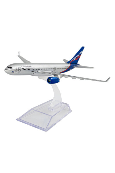 OEM Machetă de avion Aeroflot Airbus A330, metal, 16 cm, scară 1:400