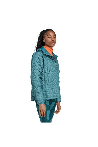 adidas Women's Green Coat W Xpr Lf Ho Jkt Jl9806