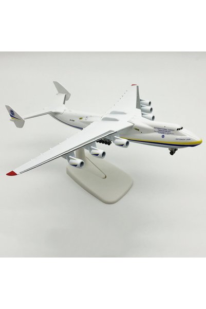 OEM Machetă de avion Antonov Mriya AN-225, metal, 20 cm, scară 1:400