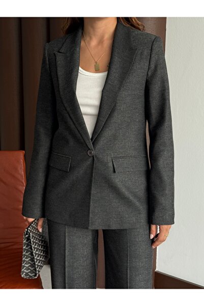 Nadrina Premium Jacket Set with Sleeve Detail