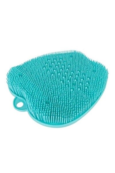 NEO Silicone Shower Mat for Massage and Cleaning, Non-Slip with Suction Cups, Turquoise