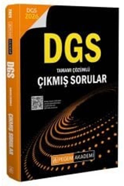 Pegem Akademi Yayıncılık Pegem 2026 DGS Çıkmış Sorular Çözümlü Pegem Akademi ...