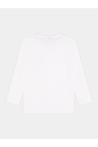 BOSS Μπλούζα για αγόρια J25O68 D Λευκό