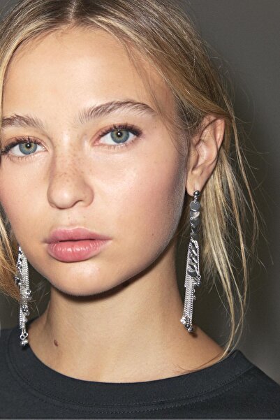 Stradivarius Uzun zincir küpeler