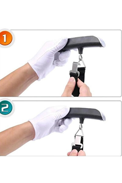 Generic Digital Hanging Luggage Scale - Premium Handheld Scale with LCD Display, Holds up to 50kg/110lbs