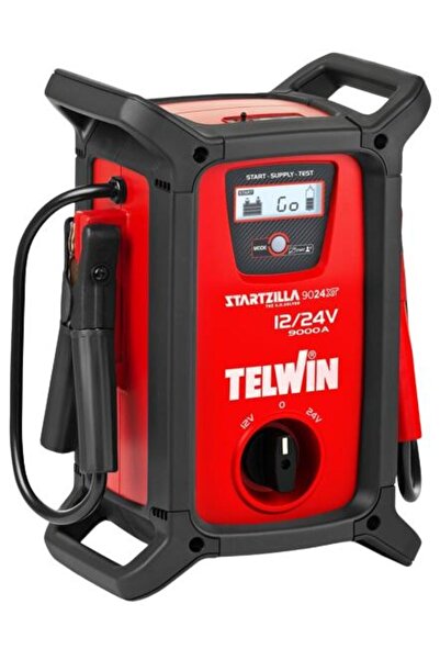 Telwin Starter and Tester STARTZILLA 9024 XT 829525, 12/24V, 9000 A, 31200 mAh