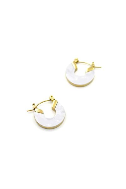 teknoparkx Baguette Stone Earrings - Gold