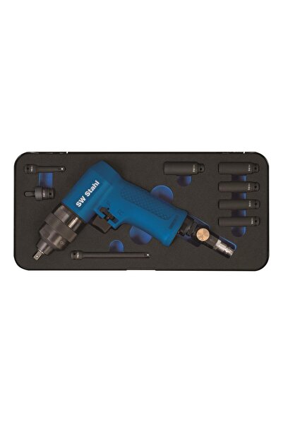 SW-Stahl Set de 9 unelte pneumatice pentru demontarea bujiilor incandescente ...